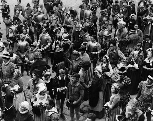 Movie extras c. 1930s. Photo courtesy LAPL.