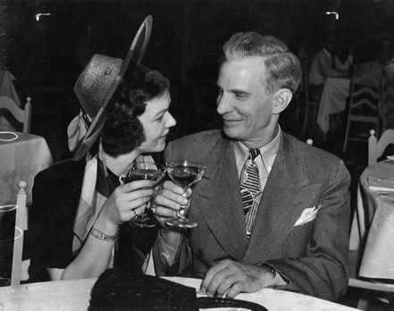 Guy McAfee and his wife, June in 1939.